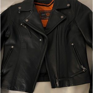 First Classics Leather Motorcycle Jacket with removable Thinsulate lining XS
